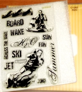 CTMH C1282 H2O ~ Water-skier, waves, Jet ski, Across the wake, Summer - Picture 1 of 1
