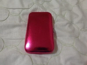 5 piece Nail Care Manicure & Pedicure Set Travel Grooming Kit Hot Pink w/ Case - Picture 1 of 2