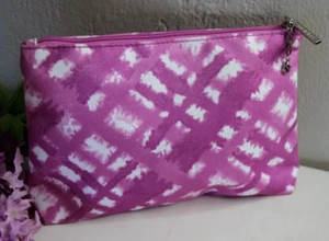 Clinique Cosmetics Makeup SOLO BORSA viola bianca nuova senza etichette - Foto 1 di 6