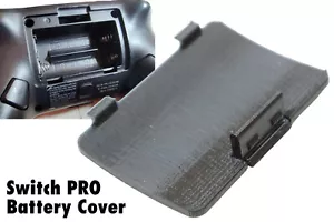 Replacement 3D Battery Door Cover for Nintendo Switch Pro Controller POWER A - Afbeelding 1 van 8