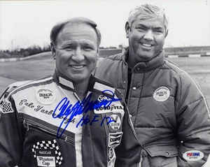 Cale Yarborough Junior Johnson SIGNED 8x10 Photo NASCAR +HOF PSA/DNA AUTOGRAPHED - Picture 1 of 1