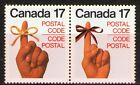 Canada 1979 Sc815-16  Mi724-25 1.40 Mieu  1 Pair  Mnh  Postal Code