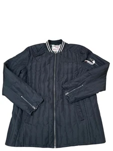 Giacca uomo Triple 5 Soul NYC nera capospalla full zip foderata mimetica taglia XL - Foto 1 di 7