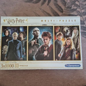 🧩 Clementoni - Harry Potter - Multi-Puzzle 3x 1000 Teile Puzzle - Bild 1 von 1