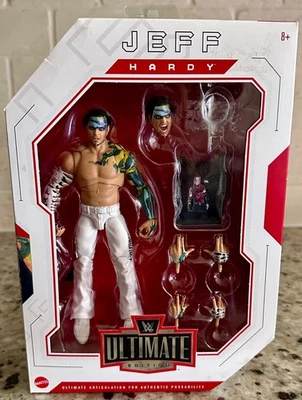 FIGURA DE LUCHA LIBRE JEFF HARDY WWE MATTEL ULTIMATE EDITION SERIES WAVE 14 THE BOYS Foto 1 de 4