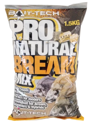 Bait-Tech Pro Natural Bream Grundköder 1,5 kg / Grundköder zum Friedfischangeln - Bild 1 von 1