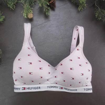 Tommy Hilfiger Bra Womens Small Wireless Bralette Soft Cup Intimates Underwear - Image 1 of 4