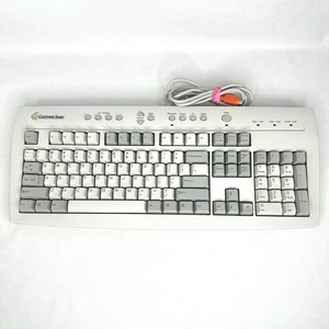 Vintage Gateway 2000 Keyboard Wired 6 Pin PS/2 - P/N 7000598 White UNTESTED Read - Picture 1 of 8
