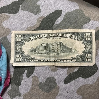 Billete estrella 1974 $10 FRN gema original CU CHRC Foto 1 de 2