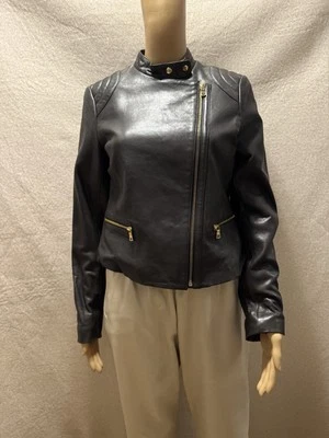 Chaqueta de cuero Ann Taylor talla pequeña. Foto 1 de 4