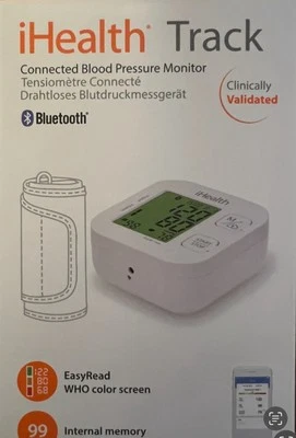 iHealth C4 Track ConnectedArm Blood Pressure Monitor  Wireless Bluetooth. Sealed - Image 1 of 4