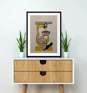 Roy Lichtenstein, Original Hand-signed Lithograph with COA & Appraisal of $3,500 - Picture 1 of 12