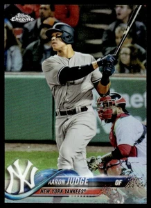 2018 Topps Chrome Aaron Judge Refractor New York Yankees #1 The Captain - Imagen 1 de 2