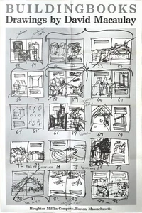 BUILDING BOOKS DRAWINGS BY DAVID MACAULAY Promotional poster 1977 #160768 - Picture 1 of 1