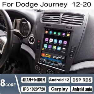 10.4" Android Navigation Car GPS Stereo Tesla Style For Dodge Journey 2008~2018 - Picture 1 of 10