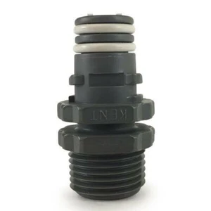 (2 Pack) Kent Male Quick Disconnect 1/4" NPT Shut-off - Picture 1 of 7
