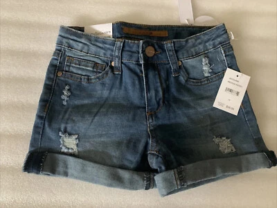 Nuevo con etiquetas Pantalones Cortos Joe's Kids The Markie tiro medio desgastados Azul Denim Talla 10 Foto 1 de 4