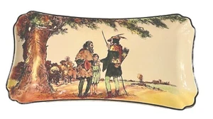 Royal Doulton Rectangular Tray-Under the Greenwood Tree-Robin Hood Series 11"X5" - Picture 1 of 18