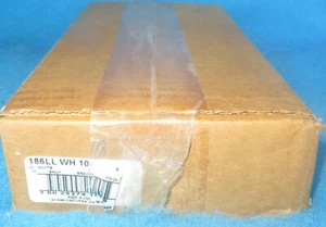 Box of 9 NIB Knape & Vogt 186LL WH 10 White Bracket + 1 Year Warranty - Picture 1 of 2