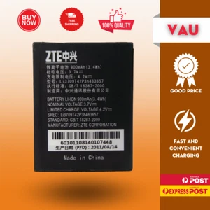 Battery for ZTE Telstra Flip T20 Z222 LI3708T42P3H463657 LI3709T42P3H463657 - Picture 1 of 1