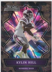 2021 Wild Card Alumination Kylin Hill #ABC-59 Packers HOLO LUX BLACK #61/75 - Picture 1 of 2