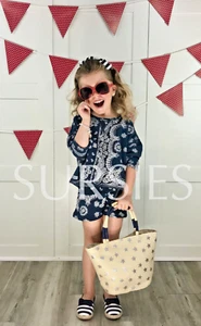 POLO RALPH LAUREN SHORTS Girls BANDANA 2T NWT FREE SHIPPING - Picture 1 of 1