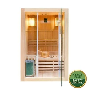 Greenland 2 Person Finnish Indoor Traditional Steam Sauna 3500W - Picture 1 of 10