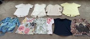 Chico's Size 1 Size 2 Size 3 Tank, Tops, T-shirts, Blouses, 2 Piece Jacket set - Picture 1 of 21