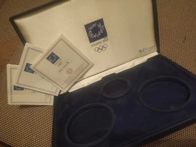 Triple Empty Box Greece Grece 10+100 Euro Grecia🅰️ OLYMPIC 2004🅰️ Griechenland - Image 1 of 3
