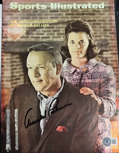 Arnold & Winnie Palmer Autographed 6/6/1967 Issue Sports Illustrated BAS - Picture 1 of 3