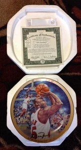 Michael Jordan "The Comeback" Collector Plate  # 2 - With COA Plate # 4372A - Imagen 1 de 5