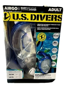 NIB Airgo U.S. Divers Easy Breathe Snorkel System Explore Series Adult XS/SM 4" - Picture 1 of 10