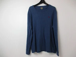 Polo Ralph Lauren Shirt Adult Extra Large Blue Red Pony Casual Long Sleeve Mens - Picture 1 of 12