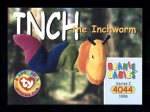 4044 Ty Beanie Baby Inch The Inchworm 88 1998 Series 1 Trading Card TCG CCG - Picture 1 of 2
