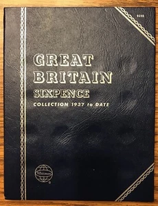 Gran Bretaña seis peniques 1937 hasta la fecha nuevas carpetas Whitman #9690 - Imagen 1 de 3
