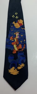 Vintage Disney Winnie The Pooh Tigger Honey Pot Mens Neck Tie NEW y2k Novelty - Picture 1 of 4