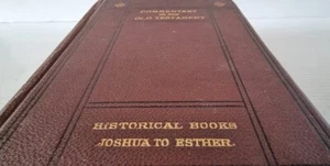 1903 / Bible Commentary - Historical Books - Joshua to Esther / SPCK - Imagen 1 de 21