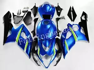 Kit de carenado perforado por inyección ABS azul negro apto para GSXR1000 2005 2006 - Imagen 1 de 8
