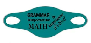 Grammaire Sarcastic Nerdy Math Science Humour Respirer Masques De Protection - Imagen 1 de 1