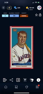 DIGITAL Topps Bunt 206 24 - Mark Teixeira Red Base Iconic 302cc - Picture 1 of 2