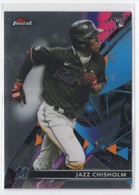 2021 topps finest jazz chisholm - Image 1 of 2