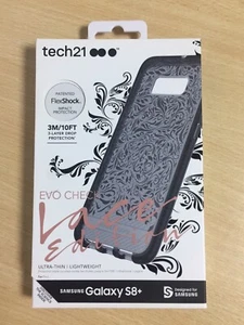 Tech21 Evo Check Lace Edition Galaxy S8+ Plus Cover Black - Picture 1 of 1