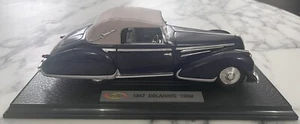 1947 Delahaye Signature Models 135M 1:18 Diecast Model Car Dark Blue Pre-Owned - Picture 1 of 2