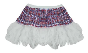 Adults Union Jack Flag Tutu United Kingdom Great Britain VE Day Fancy Dress - Picture 1 of 1