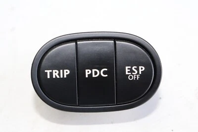 Bentley Continental GT Coupe 05 Trip PDC ESP OFF Control Switch 3W0927134B J196 - Image 1 of 2