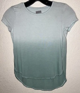 Girls Ombré Tunic Top Sz S 6/7 Green Unbranded - Picture 1 of 6