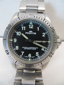 Orologio automatico svizzero FORTIS ufficiale Cosmonauti 610.22.158.1 su bracciale 200M - Foto 1 di 16