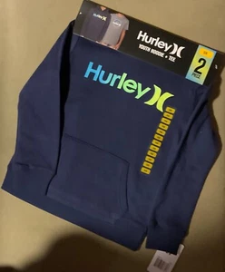 Hurley Youth 2-Piece Hoodie & Tee Set Blue/Gray Size 5-6 - Picture 1 of 2