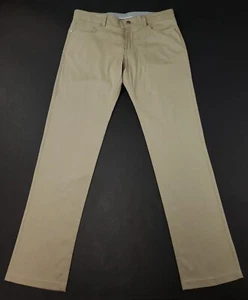 PETER MILLAR COLLECTION Men's 34 x 34 The Perfect Poplin Five Pocket Flat Front - Picture 1 of 13