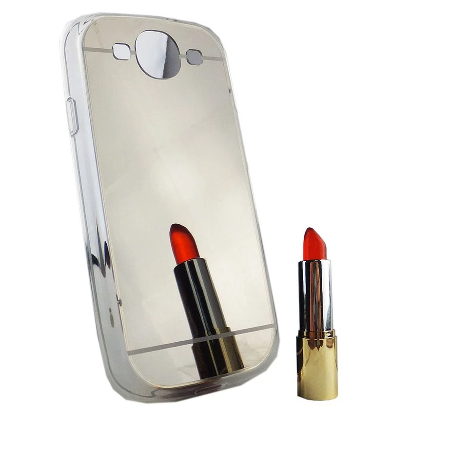 Custodia Cellulare per Samsung Galaxy S3/S3 NEO Protettiva Cover Bumper Argento - Immagine 1 di 2